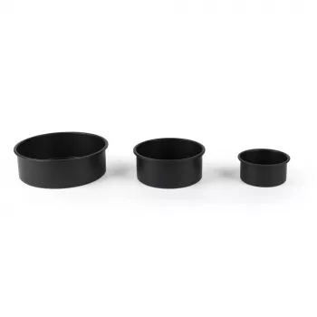 Kuchenform-Set Salter BW125511EU7 3-teiliges antihaftbeschichtetes Backgeschirr, runde und quadratische Formen