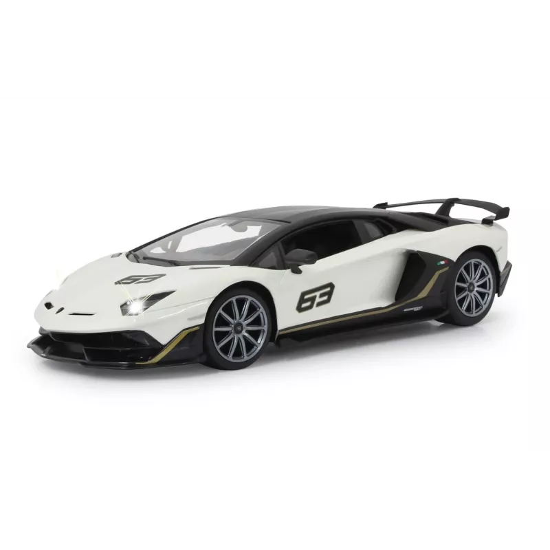 Jamara Lamborghini Aventador SVJ Performance 1:14 Weiß 2,4 GHz A – Sportwagen – Elektromotor – 1:16 – Ready-to-Run (RTR) – Weiß – Jungen (405172)