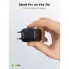 Mobilgeräte-Ladegerät Goobay 65403 Universal Schwarz AC-Schnellladung