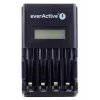 Akkuladegerät everActive NC450B — 4‑Zellen AAA-Ladegerät, 110/230V AC, schwarz