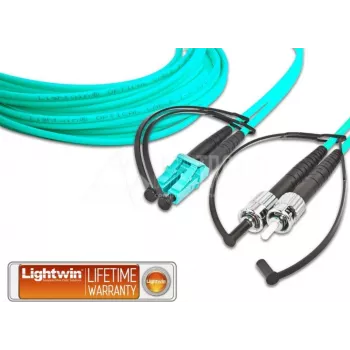 Lightwin LDP-50 LC-ST 1.0 OM3 Glasfaserkabel 1 m Aqua-Farbe (LDP-50 LC-ST 1.0 OM3)