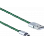 USB-Kabel ShiverPeaks BS14-50115 0,9 m USB A auf Micro-USB B Grün