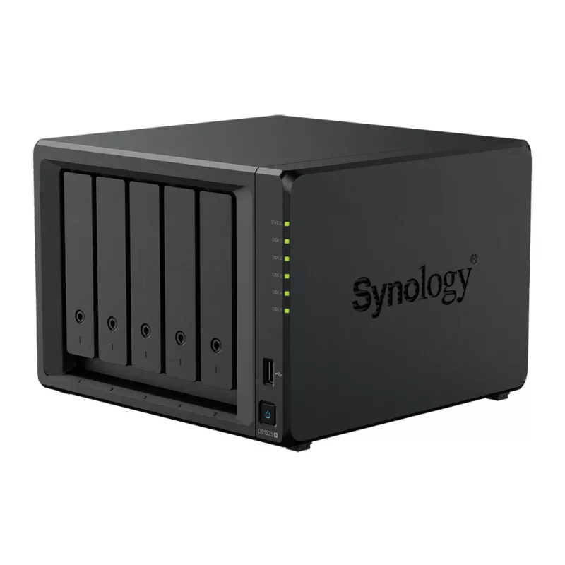 Synology DiskStation DS1525+ NAS/Storage-Server Ryzen Embedded V1500B 8 GB DDR4 0 TB Schwarz