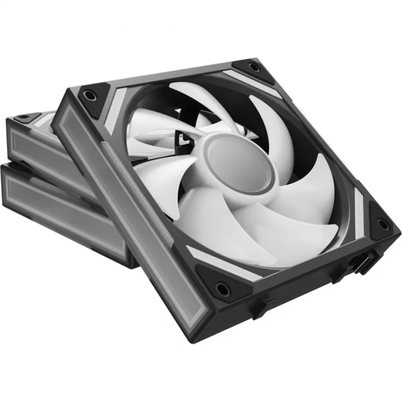 ALPENFÖHN Wing Boost 4 120mm ARGB PWM Gehäuselüfter - 3er-Pack Schwarz