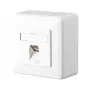 Metz Connect C6Amodul - Steckdosenauslass - RJ 45 - 1 Netzwerkdose - Pure White, RAL 9010 (130C370002-I)