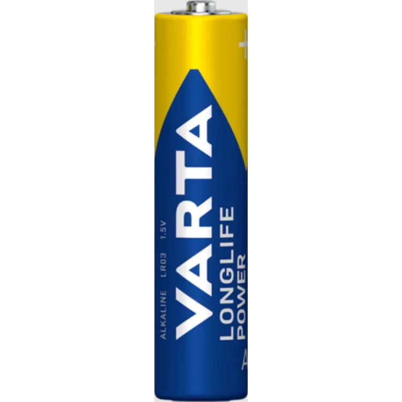 Alkaline Micro AAA-Batterien Varta Longlife Power — 12er-Pack