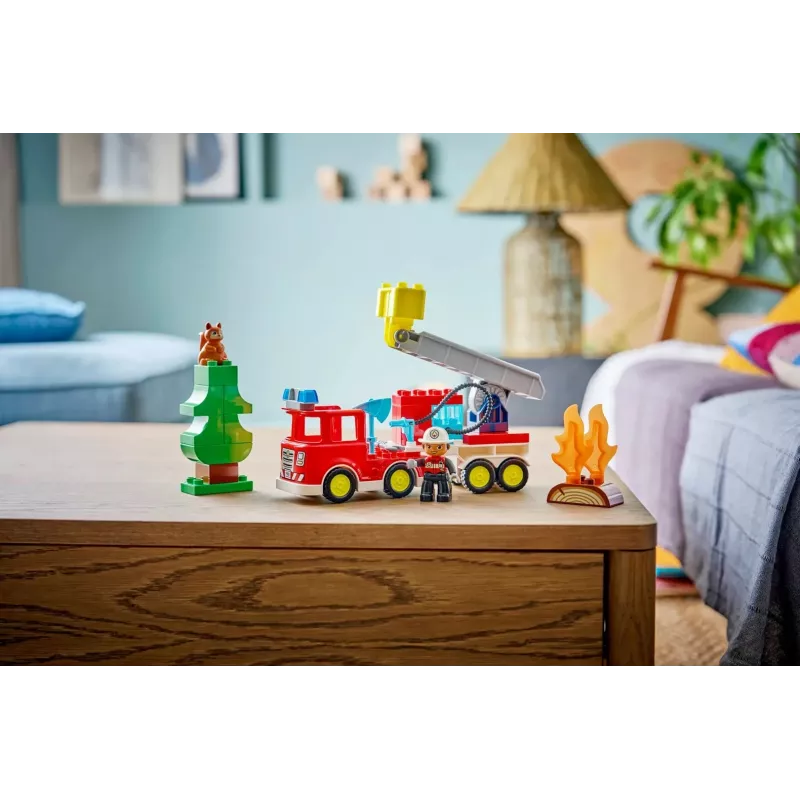 LEGO DUPLO 10473 Feuerwehrauto mit Schlauch und Feuerwehrmann