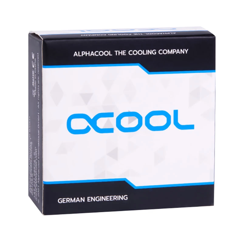 Kühlerhalterung Alphacool ES D-Plug Schwarz Messing 2 cm 35 g