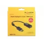 DeLOCK - Video-/Audio-Adapter - DisplayPort / HDMI - DisplayPort (M) - HDMI, 19-polig (W) - 20 cm - (DisplayPort 1.2) - Schwarz (62609)