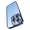 Schutzhülle Baseus für iPhone 14 Pro – transparent glitzernd blau