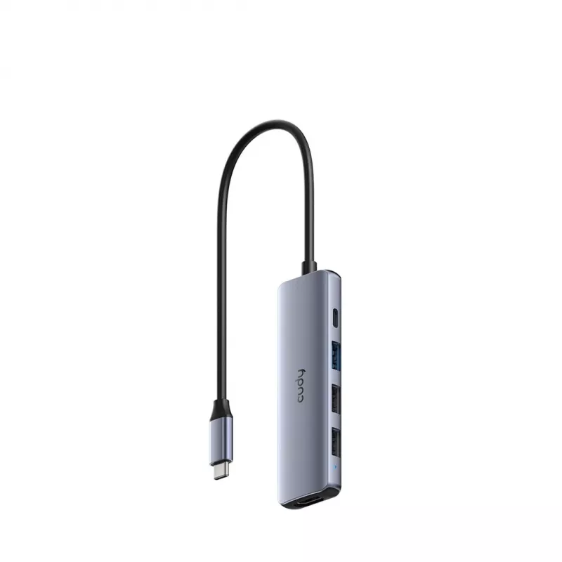 CUDY UH405 5-IN-1 USB-C Hub mit HDMI 4K