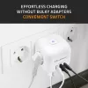 Steckdosenleiste QOLTEC 52548 mit 3× AC-Steckdosen und USB-Anschluss