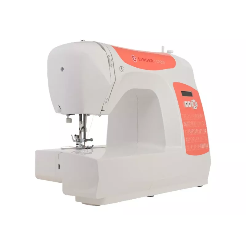 SINGER C5205 Nähmaschine, Modell 230239102, tragbare mechanische Haushaltsnähmaschine in Korallenorange