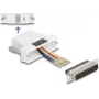 DeLOCK D-Sub 25-polig Buchse auf RJ45 Buchse Montage-Kit weiß VGA RJ-45