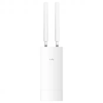 Outdoor Access Point Cudy AP3000 Outdoor — Dual-Band 2.4/5 GHz, IP65, PoE, 1x RJ-45, 2× externe RP‑SMA Antennen