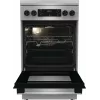 Gorenje GKS5C71XF freistehender Herd mit Backofen Silber