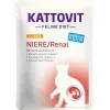 Nassfutter für Katzen KATTOVIT Niere/Renal 85 g Beutel – 12 x 85 g, Geflügel (Rind, Huhn, Ente, Pute) für ausgewachsene Katzen mit Niereninsuffizienz