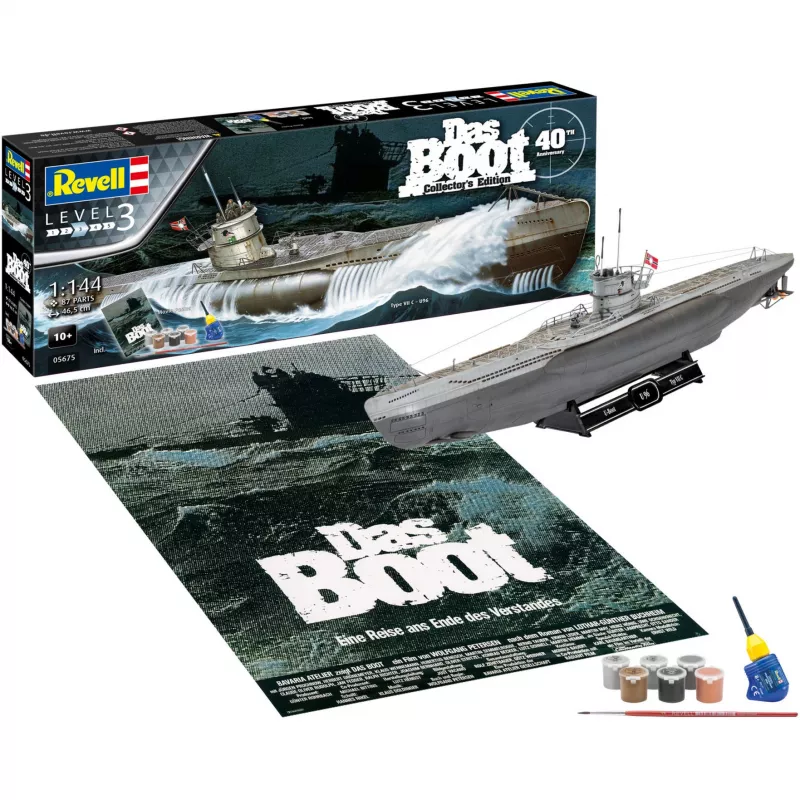 Maßstabsmodell Revell DAS BOOT 40. Jubiläums-Geschenkset
