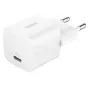 Charger Belkin BoostCharge 25W USB-C PD (Innenbereich AC) Weiß — für tragbare Spielekonsolen, Smartphones, Tablets