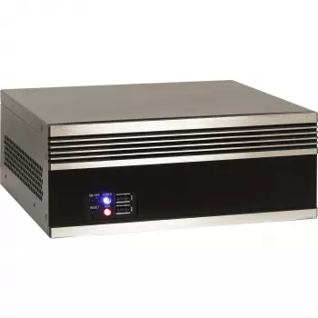 PC-Gehäuse INTER-TECH S21 schwarz/silber ATX Unterstützung für 6 Lüfter