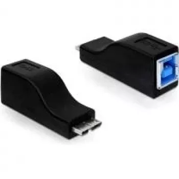 Kabeladapter micro USB-B M USB-B W Schwarz DeLOCK 65216