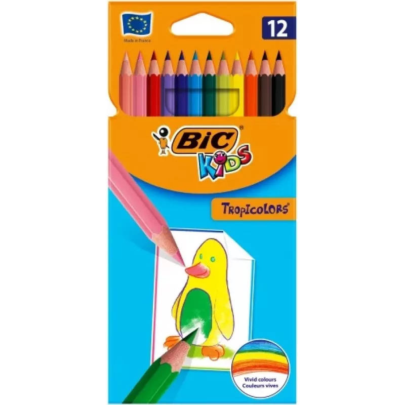 BIC Buntstifte TROPICOLORS 12 Farben 022503
