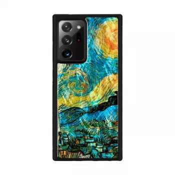 Schutzhülle iKins für Samsung Galaxy Note 20 Ultra — schwarzes Sternennacht-Design