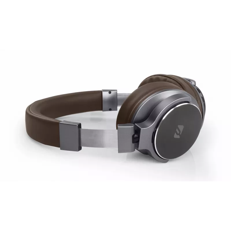 Muse M-278 BT Headset Kabelloser Kopfhörer Bügel Mikro-USB Bluetooth Braun, Silber