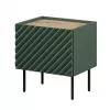 Nachttisch-Set cama meble ONDA 2 Stk. 50×40×H54 cm, grün, MDF/Spanplatte, 16 mm Rahmen