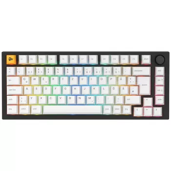 Glorious GMMK Pro Schwarz Slate 75% TKL Tastatur - Vorgebaut, ISO-DE-Layout - schwarz (GLO-GMMK-P75-FOX-ISO-B-DE)