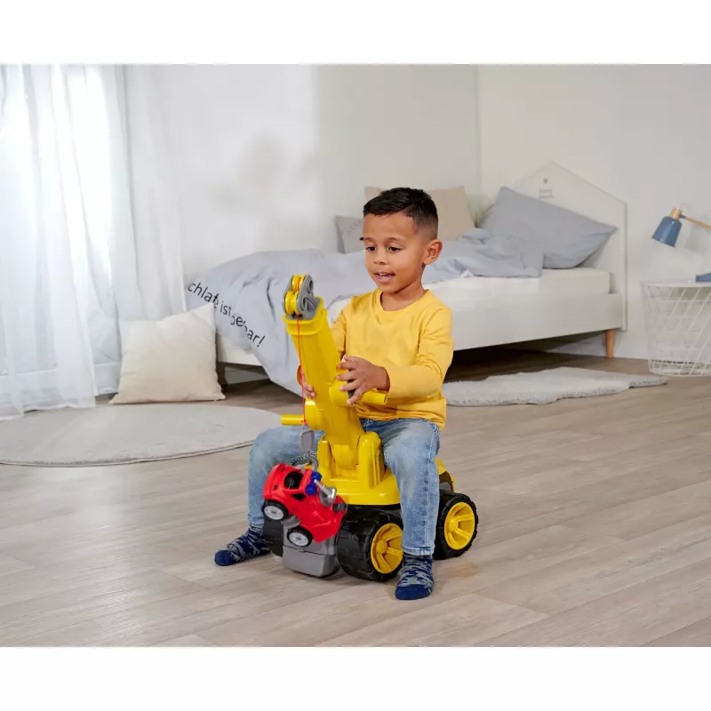Kran-LKW BIG Power Worker Maxi Kran Gelb 3 bis 7 Jahre