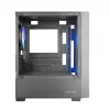 PC-Gehäuse TACENS Mars Gaming MC-VORTEX Mini Tower Mini-ITX/Micro-ATX Tempered Glass Schwarz, 3x120mm, 27,3 cm GPU, 162 mm CPU-Kühler