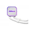 CPU-Kühler ASROCK Pro 360 ARGB White – 360mm AIO-Flüssigkeitskühler, ARGB-Beleuchtung, weißes Finish