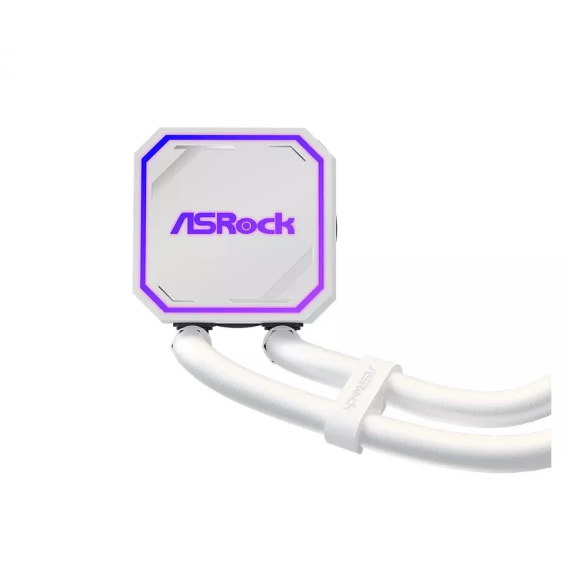 CPU-Kühler ASROCK Pro 360 ARGB White – 360mm AIO-Flüssigkeitskühler, ARGB-Beleuchtung, weißes Finish