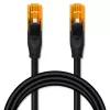 Netzwerk-Patchkabel UTP Cat6 QOLTEC 25 m, 2×RJ45, schwarz