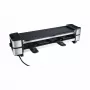 Guss-Raclette RC 140 schwarz/edelstahl, 600 Watt, wendbare Grillplatte