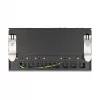 Patchpanel DELOCK Mini Desktop RJ45 8-Port Cat.6A geschirmt schwarz für Tisch, Wand oder Hutschiene