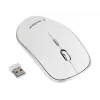 Kabellose Maus GEMBIRD MUSW-4B-01-W, beidhändig, optisch 1600 DPI, 4 Tasten, RF Wireless, weiß