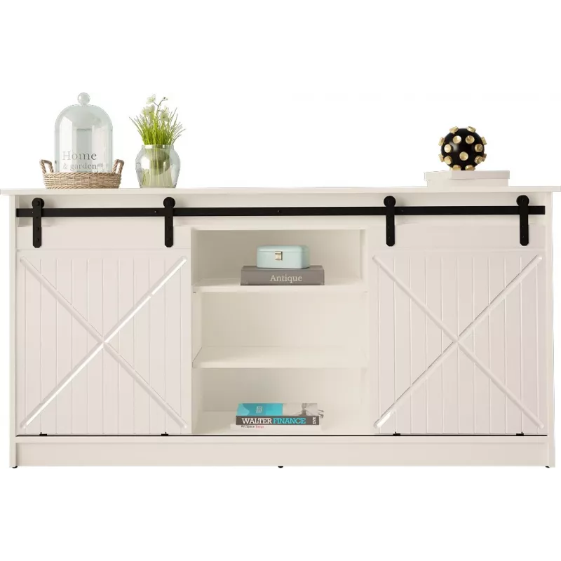 Kommode 160x80x35 GRANERO weiß/glänzend weiß