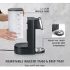 Caso Turbo Heißwasserspender | HW 616 | Wasserspender | 2600 W | 2,5 L | Kunststoff/Edelstahl | Schwarz/Edelstahl