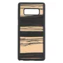 Smartphone-Hülle man and wood für Samsung Galaxy Note 8 — weißes Ebenholz schwarz Finish