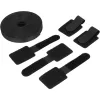 OfficePal Kabel-Organizer, Kabelmanagement schwarz, 136-teilig