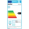 Gasherd SIMFER 4401SGRBB.1 mit Gaskochfeld und Gasbackofen, 50 cm Breite, 55 cm Tiefe, Energieeffizienzklasse A+