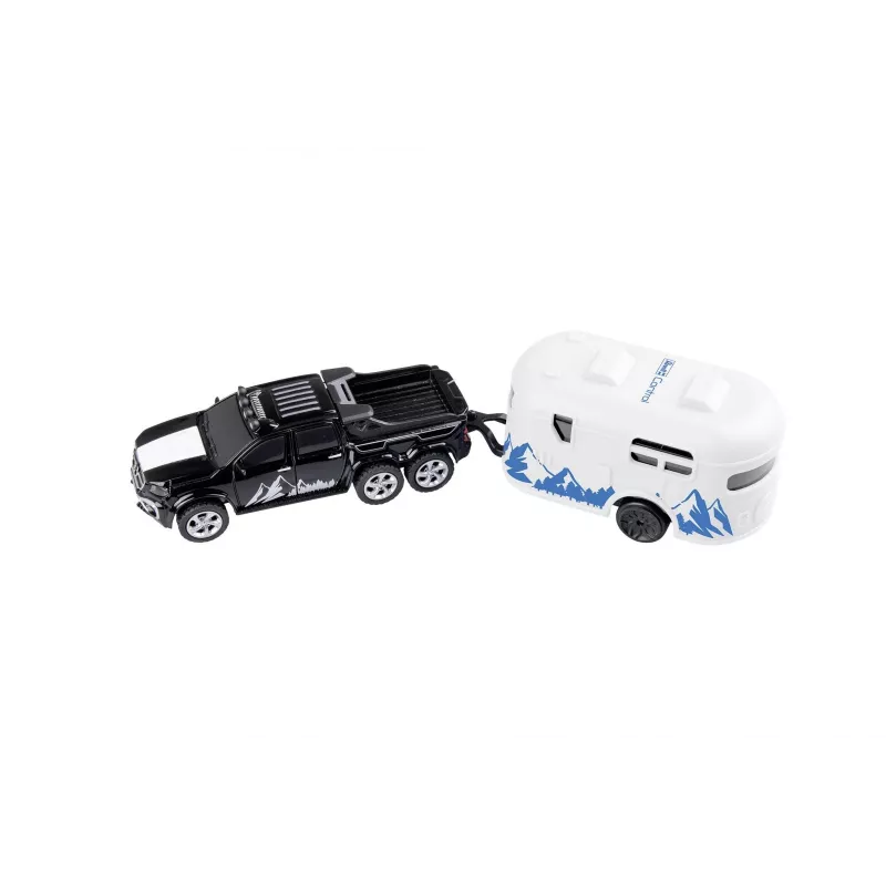 RC-Auto mit Wohnwagen REVELL 23566 — ferngesteuertes Mini-Modell, batteriebetrieben, Spielzeugfahrzeug