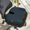 Leitz Ergo Cosy Sitzkissen, Sitzkissen, Universal, Grau, Keil, einfarbig, Reißverschluss
