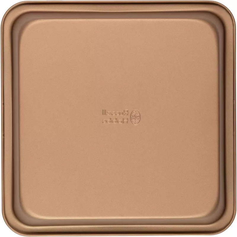 Quadratische Pfanne Russell Hobbs RH02148GEU7 22 cm gold, antihaftbeschichtete Bratpfanne