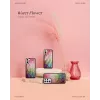 Smartphone-Hülle iKins für Samsung Galaxy S21+ — Wasserblumen-Design, schwarz