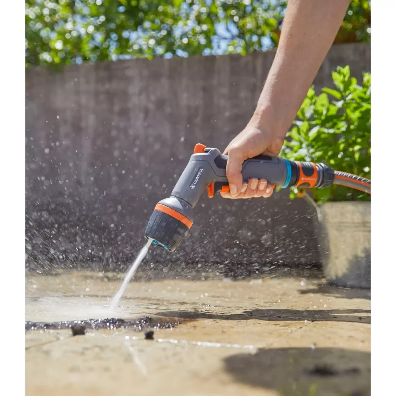Comfort Reinigungsspritze ecoPulse, Sprühpistole Grau/Orange