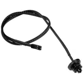 Temperatursensor Alphacool 17596 Messing Schwarz 18 mm Tiefe 17 mm Höhe