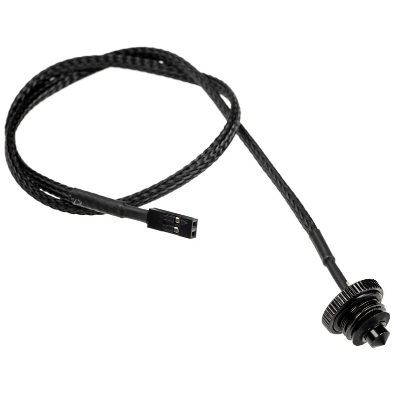 Temperatursensor Alphacool 17596 Messing Schwarz 18 mm Tiefe 17 mm Höhe